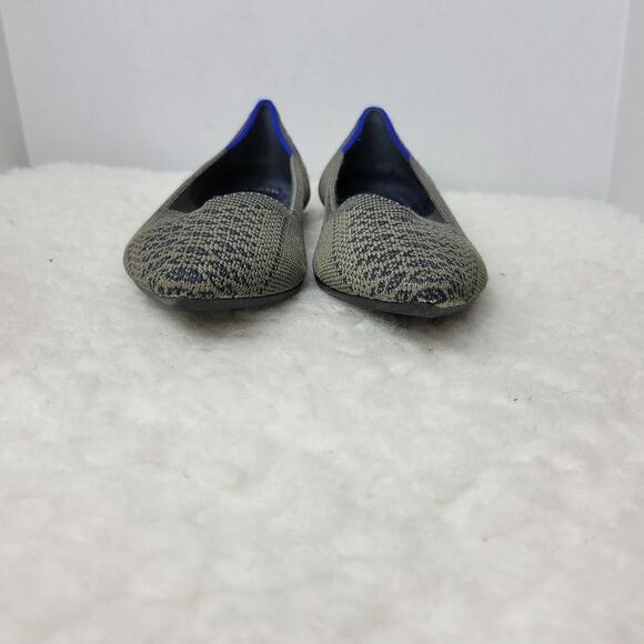 Rothy’s Women's Ballet Size 9 Pistachio Python Pointed Toe Flats Retired Rare - Picture 3 of 11